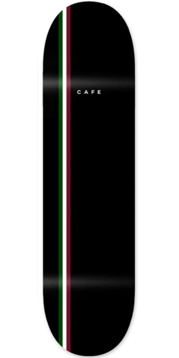 cafe-stripe-black/burgundy/white/forest
